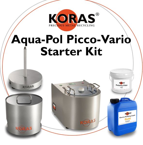 KORAS Aqua-Pol Picco-Vario: Jewelry Electro-Polishing Systems 16-Rings