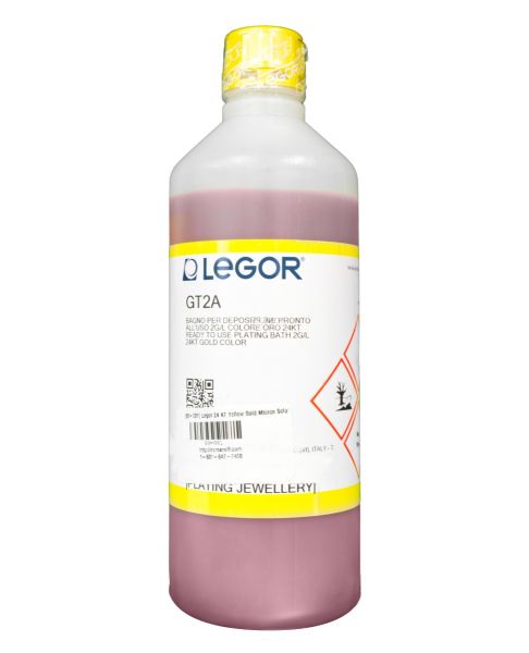 Legor 24 KT Yellow Gold Micron Solution for Bath Plating 2 Gram