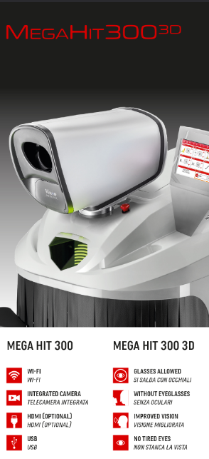 ElettroLaser Mega 300 - 300J Dental and Jewelry Laser Welder